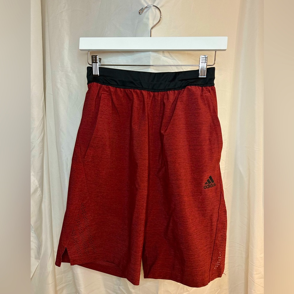 Adidas Maroon Athletic Shorts